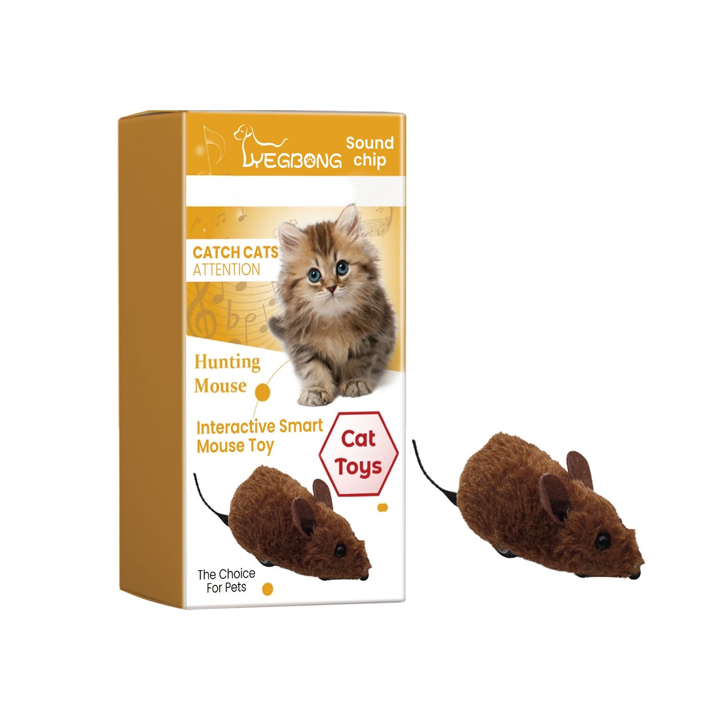 Interactive Pet Mouse ToySimulated Toy To Amuse Cats And Dogs