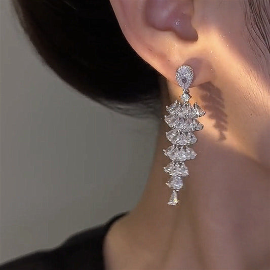 Christmas Tree Drop Earrings