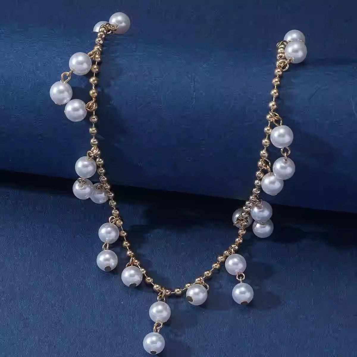 Colorful Skull Pearl Necklace