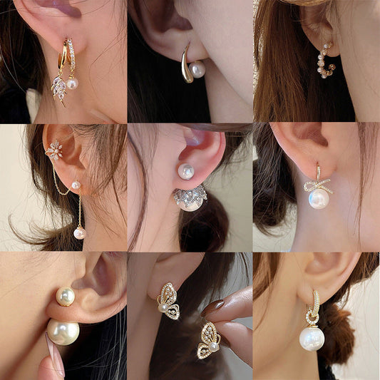 Baroque Pearl Vintage Light Earrings
