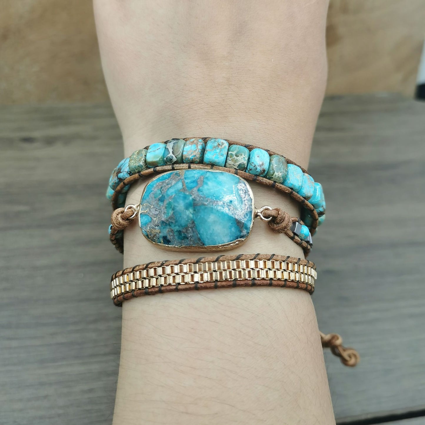 Multi-layer Hand-woven Leather Bracelet
