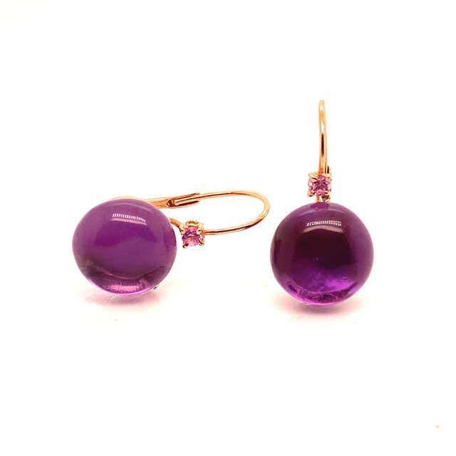 Elegant Amethyst Earrings For Women