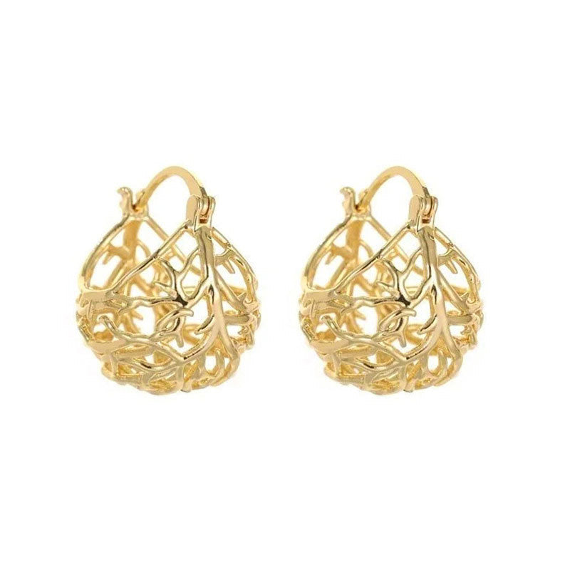 Vintage High-end Gold Earrings
