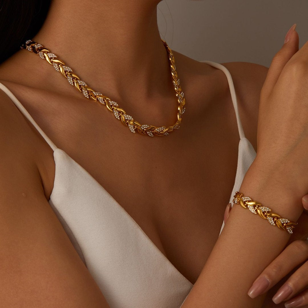 Diamond-encrusted Necklace