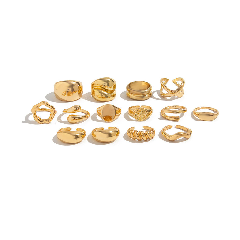 Twin Adjustable Ring Set