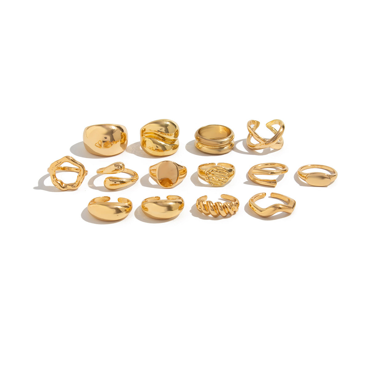 Twin Adjustable Ring Set