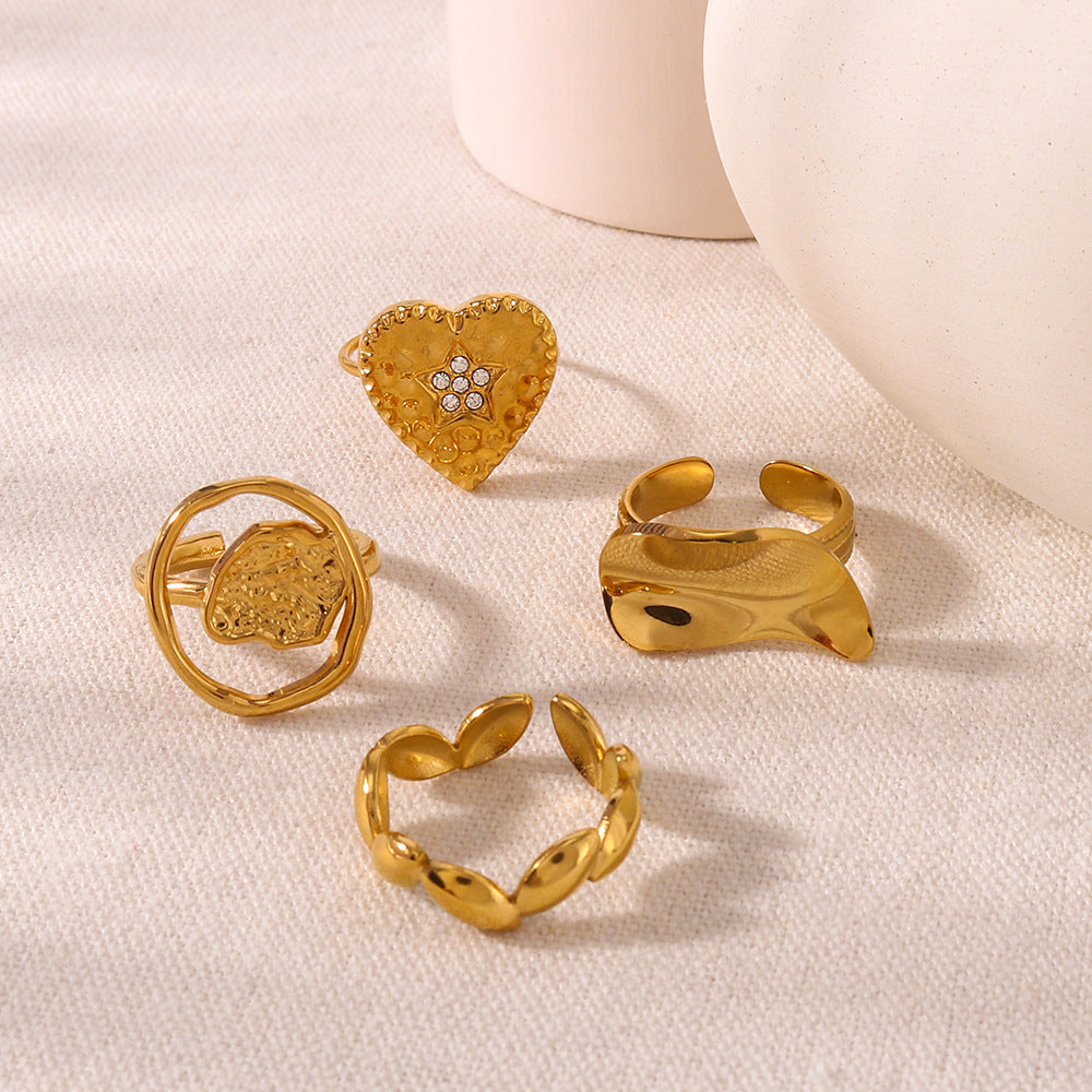 Luxury High-End Heart-Shaped Ring