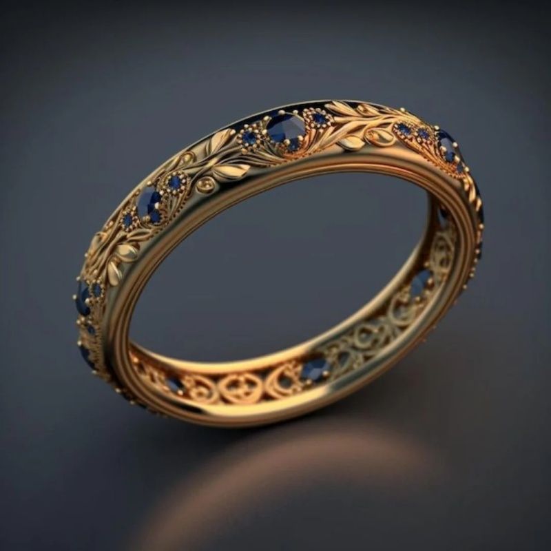 Royal Blue High-End Ring