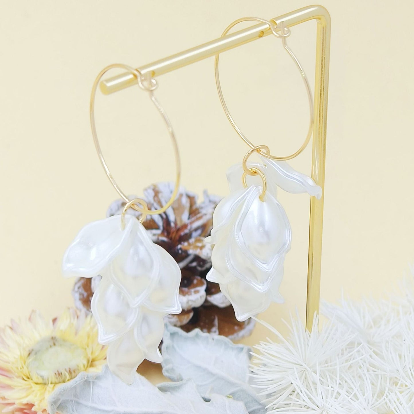 Ethereal Petal Earrings For Women