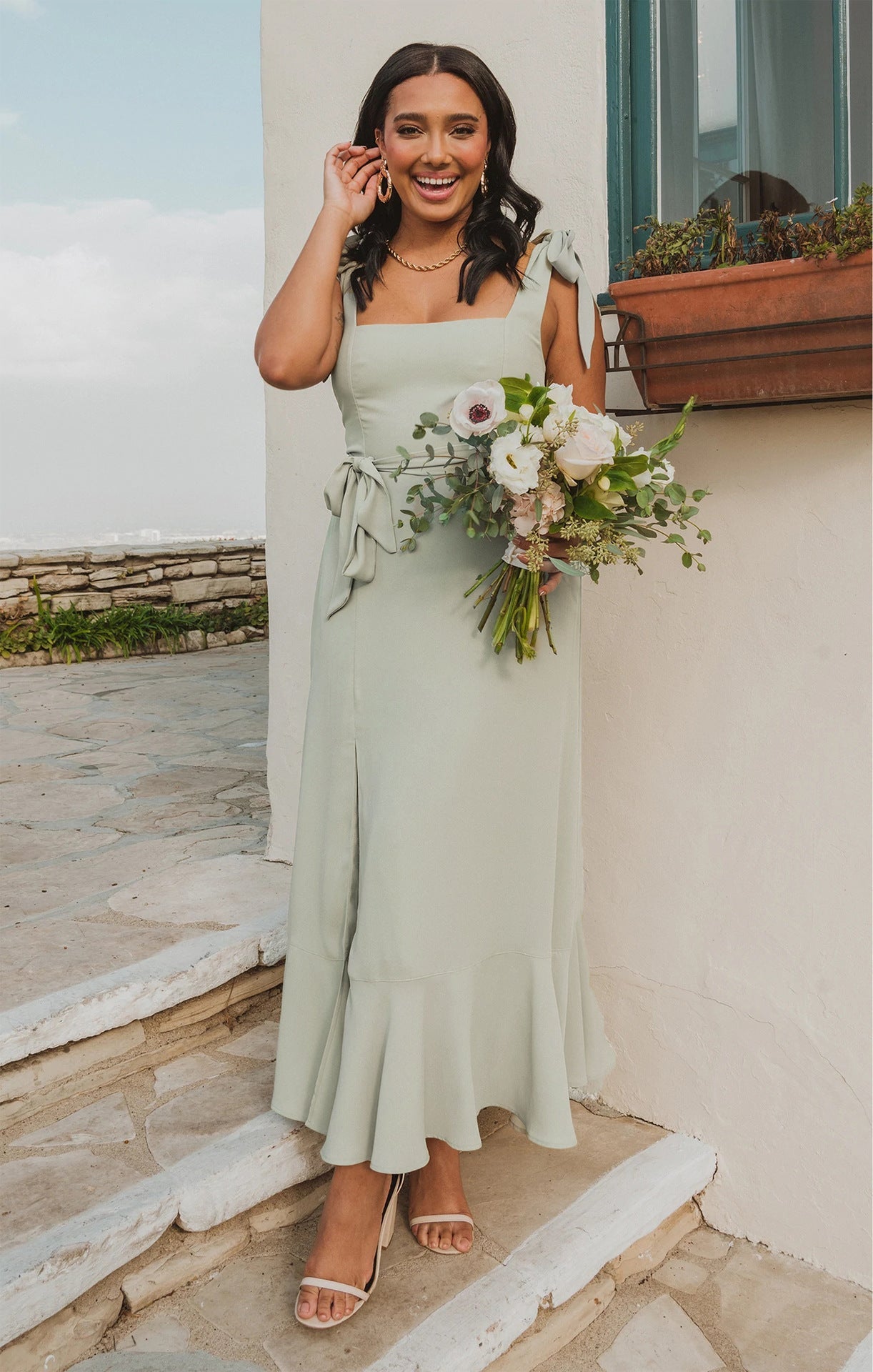 Ruffled Beach Dress