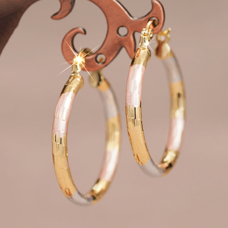 Metal Multi-color Trendy Earrings