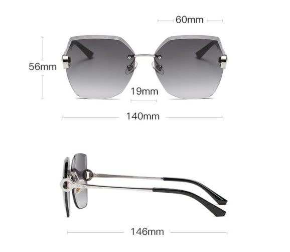 Diamond Rimmed Multi-deformation Glasses