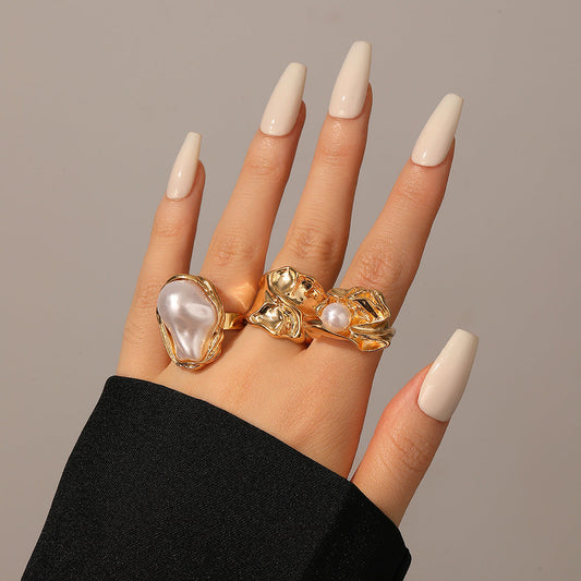 Pearl Open Ring