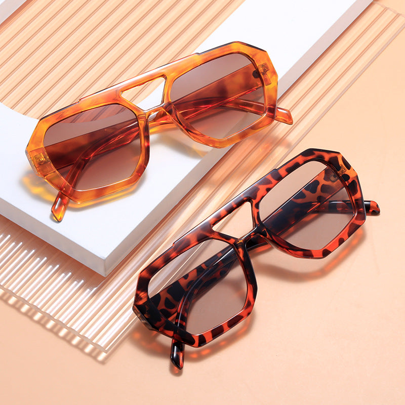 Square Double Beam Sunglasses
