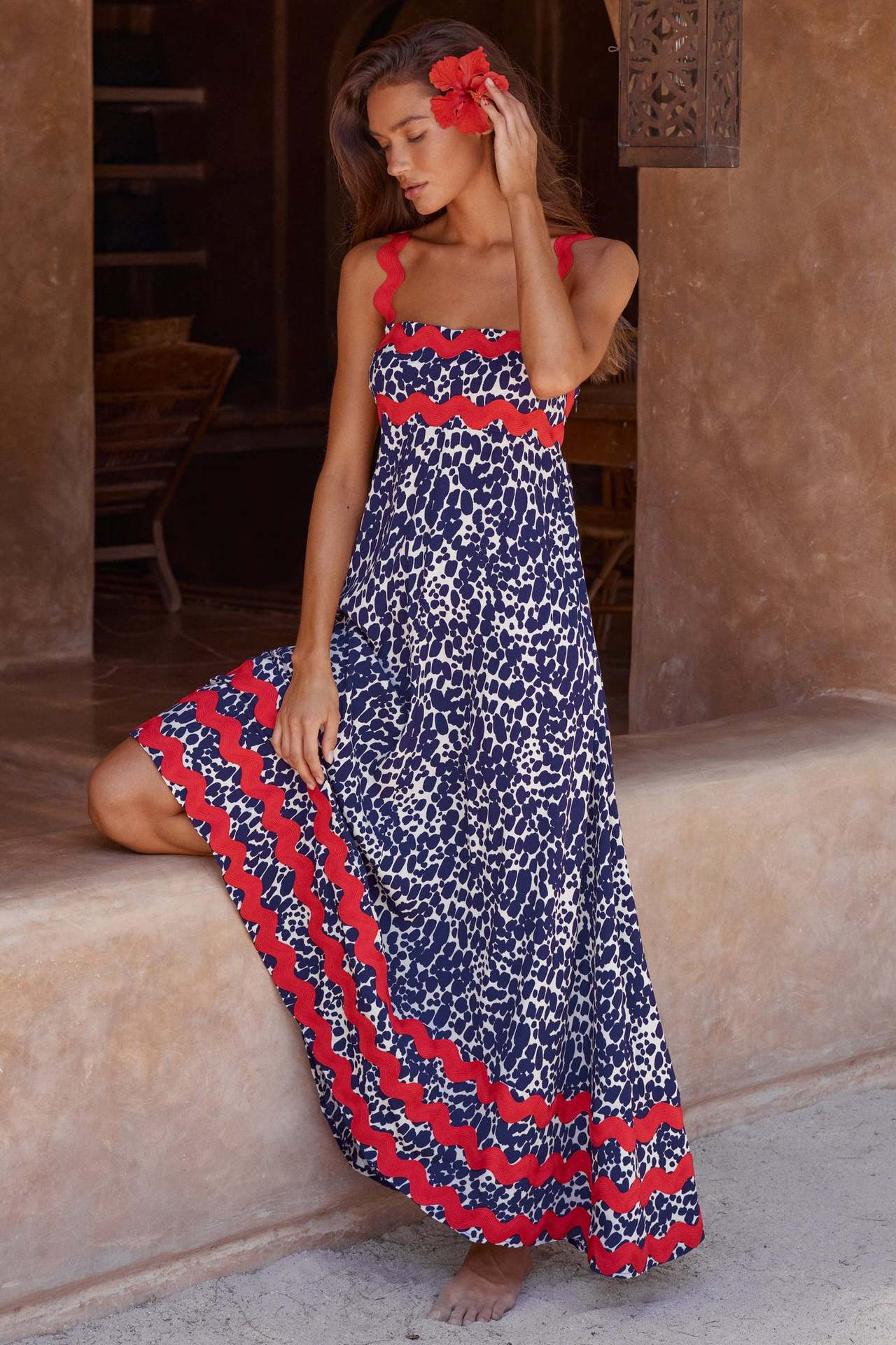 A-Line Long Beach Dress