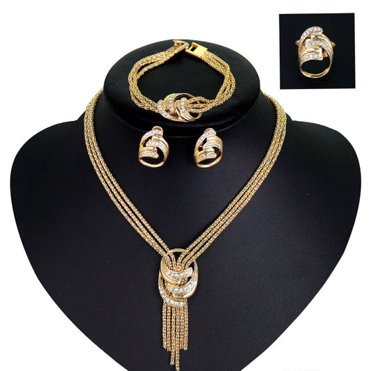 Wedding Bride Jewelry Set Four Pieces