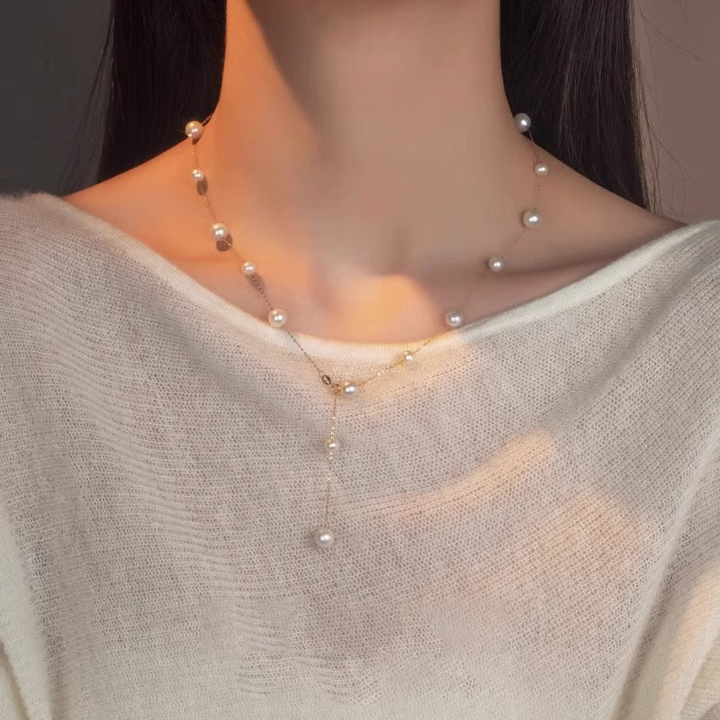 Freshwater Pearl Tassel Necklace