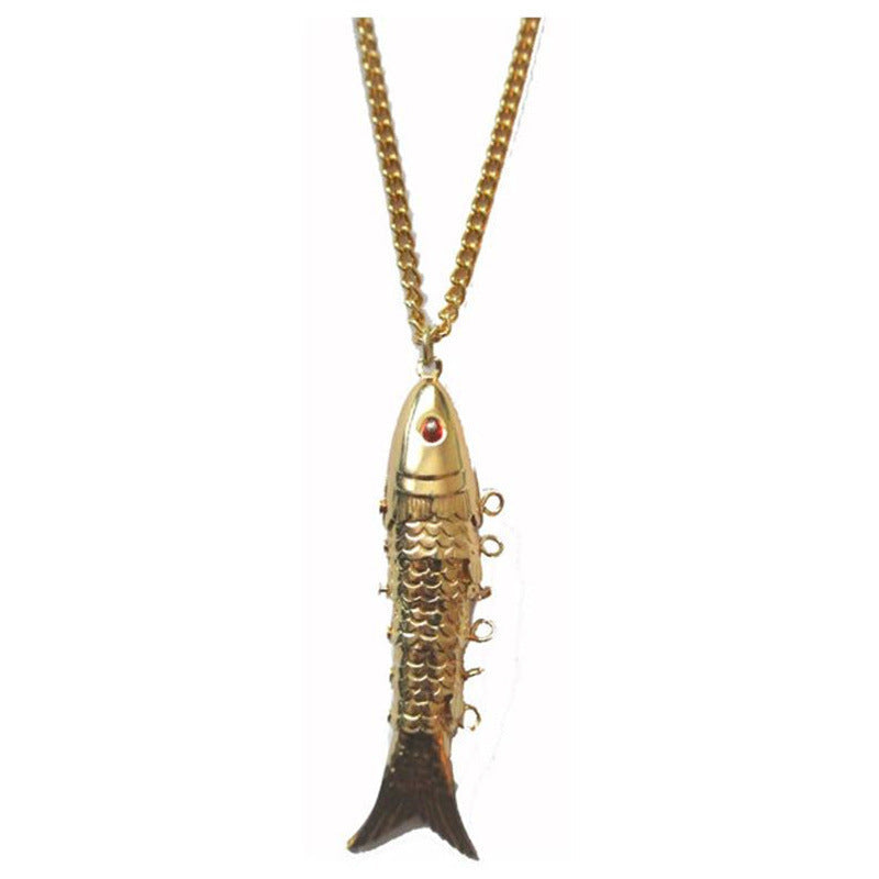 Golden Little Fish Necklace