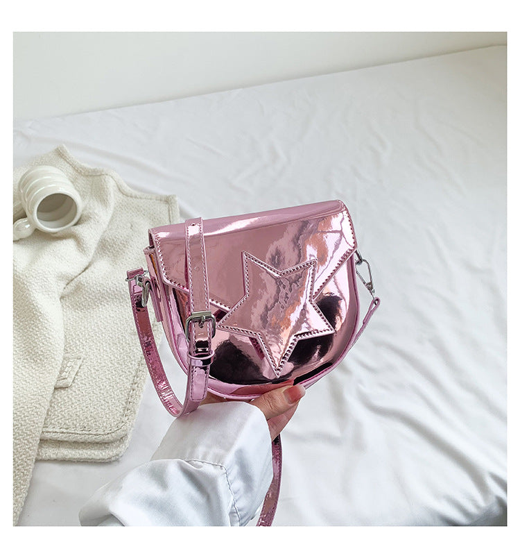 Sweet Cool Five-pointed Star Crossbody Shoulder Bag