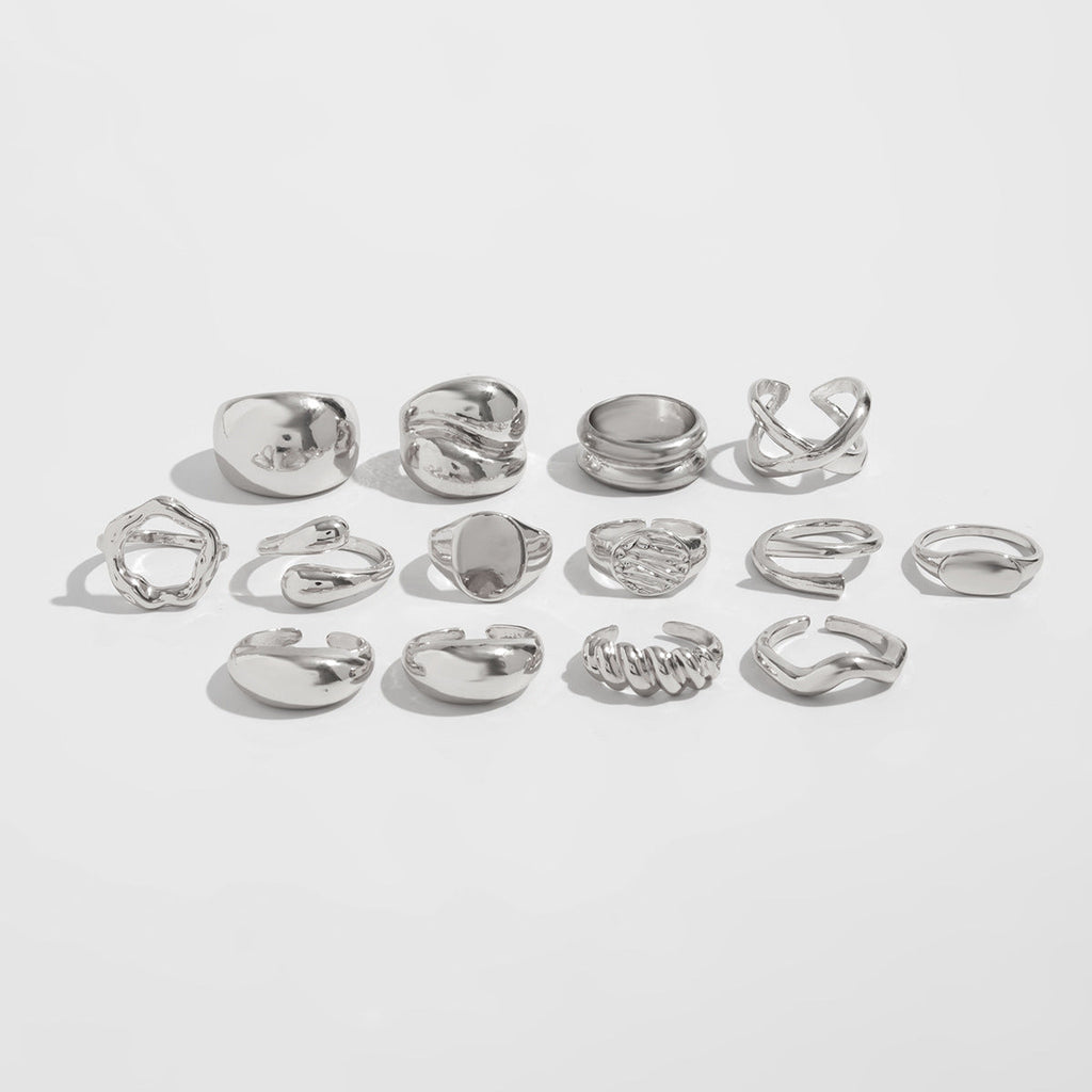 Twin Adjustable Ring Set