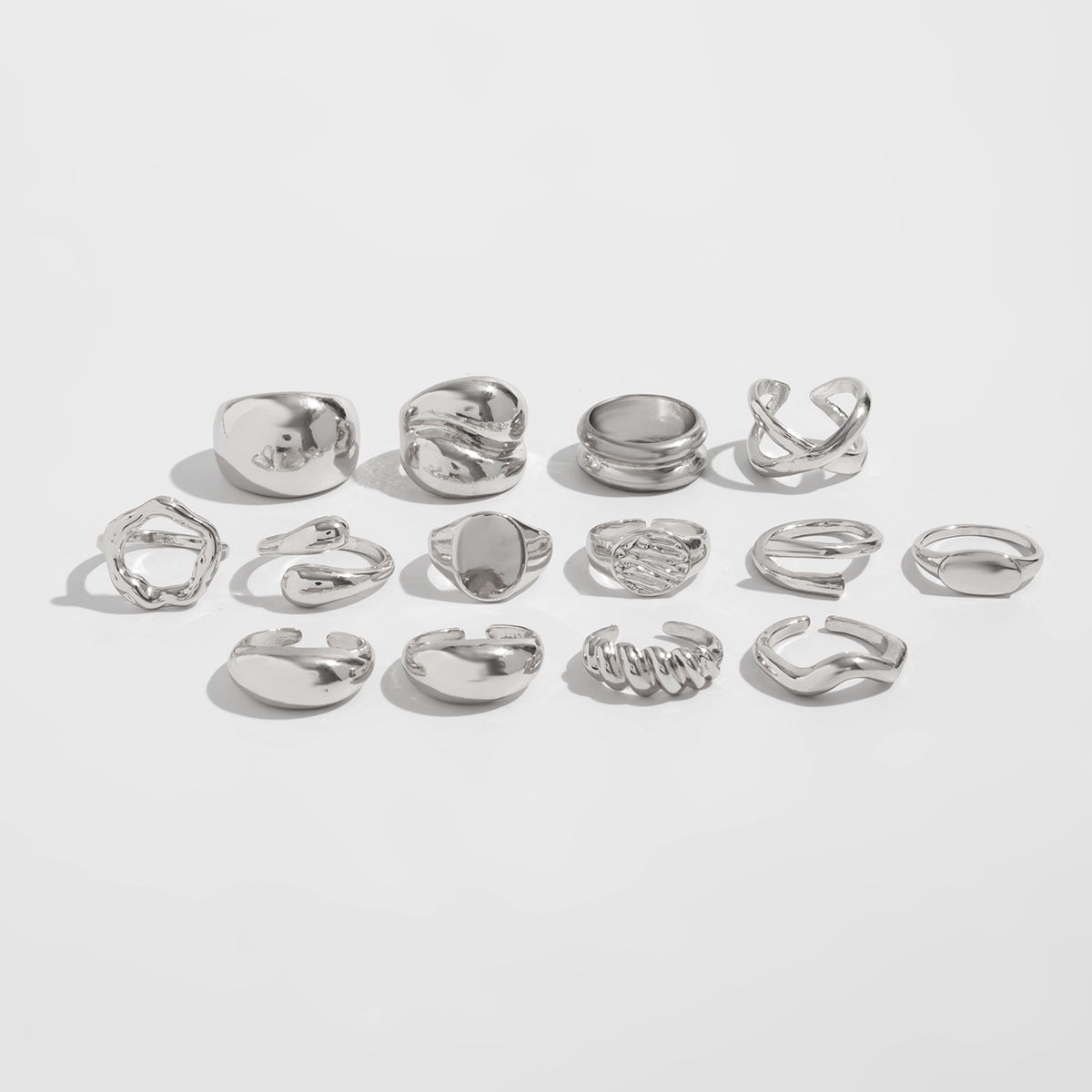 Twin Adjustable Ring Set
