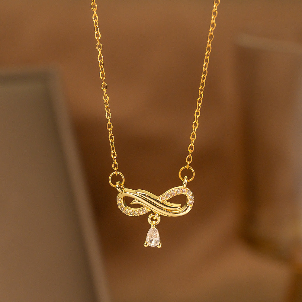 Single-diamond Pendant Necklace