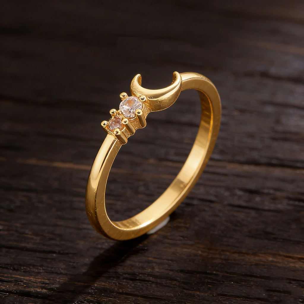 Star And Moon Ring