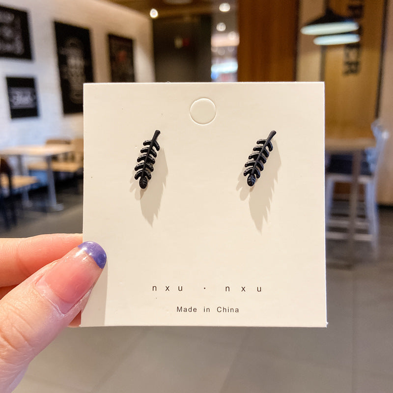 Silver Pin Earrings