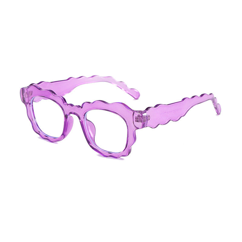 Dopamine-style Wave-shaped Sunglasses