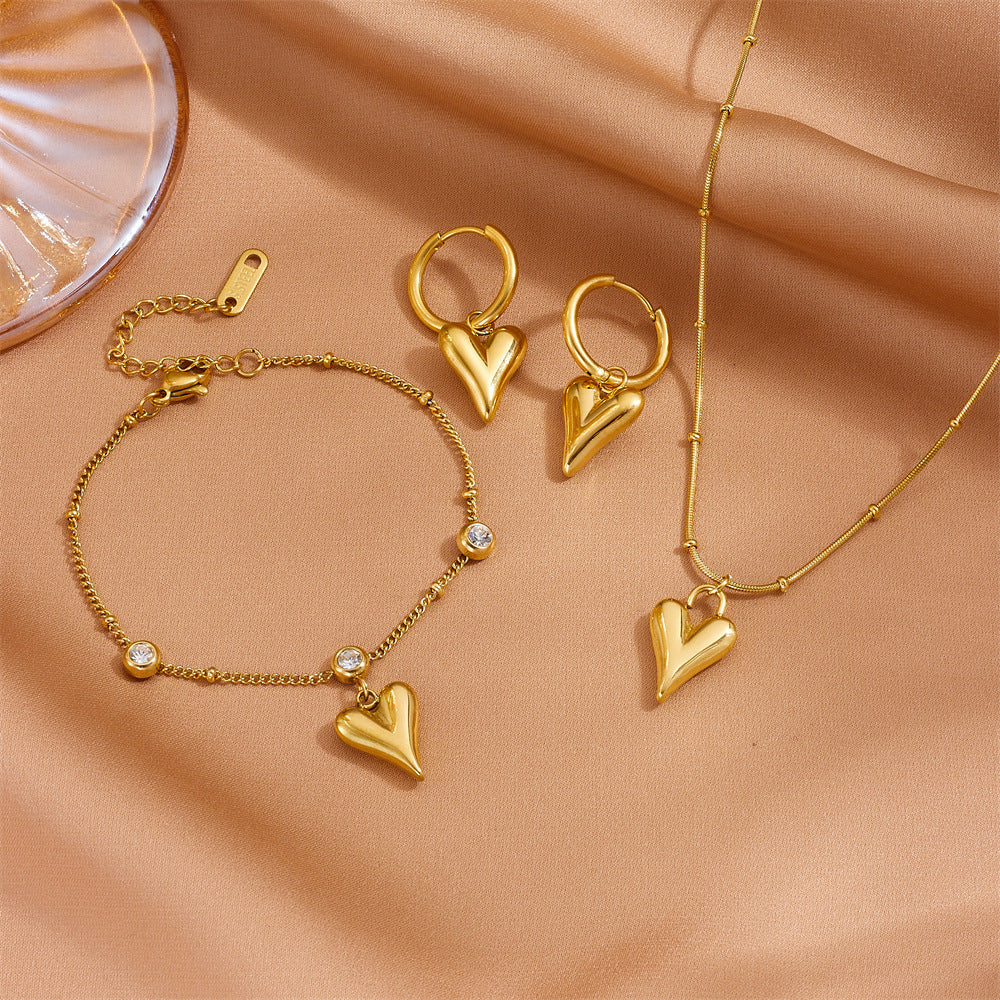Beaded Heart Necklace