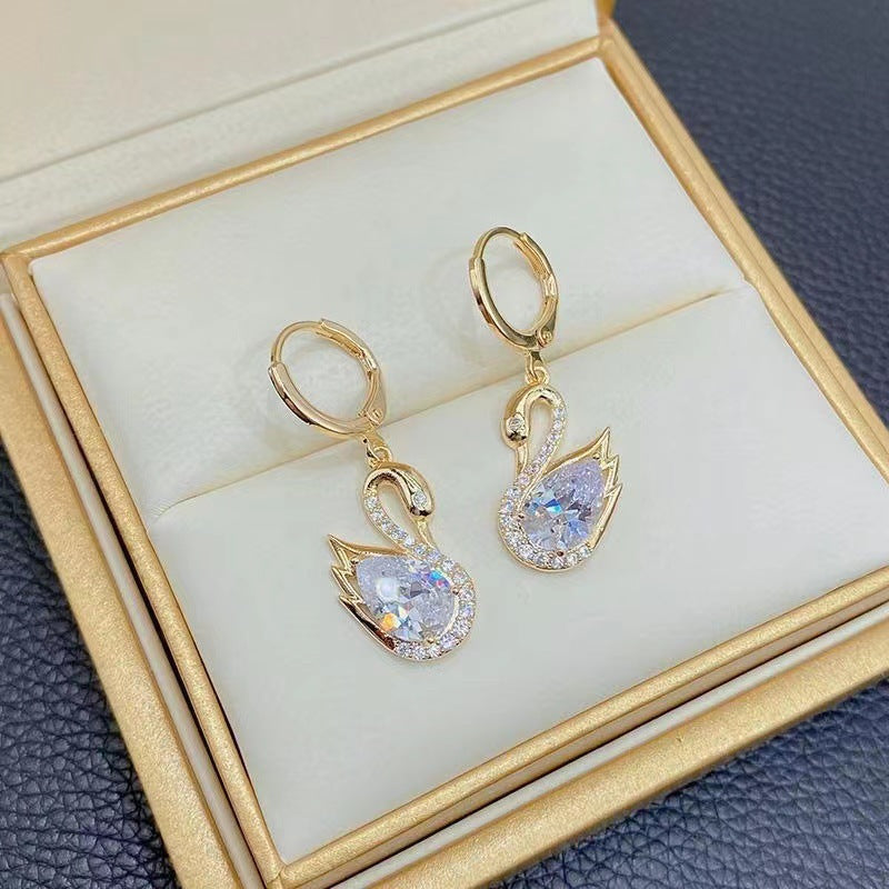 Sweet Swan Earrings