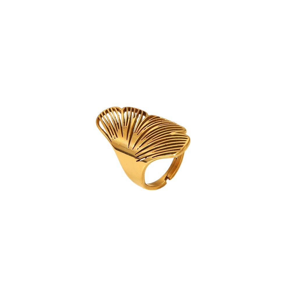 Cross-border Maple Leaf Ring