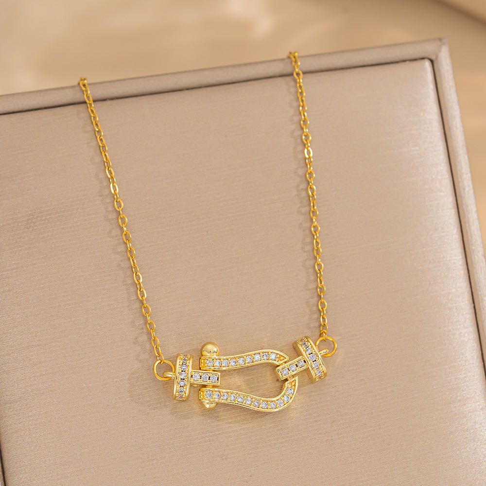 Horseshoe Buckle Necklace