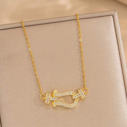 Horseshoe Buckle Necklace