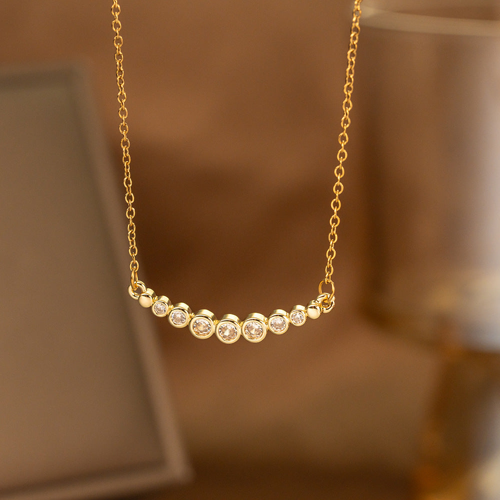 Single-diamond Pendant Necklace
