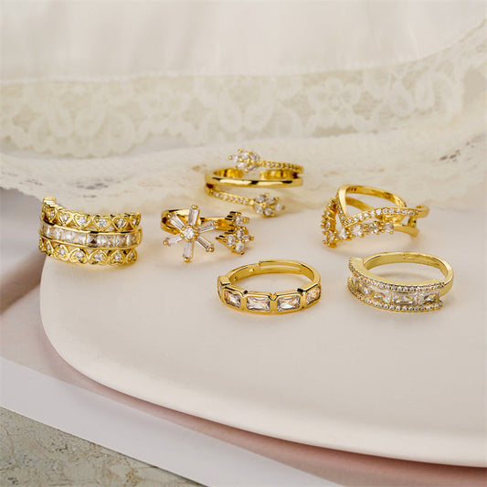 Heart-shaped Open Ring