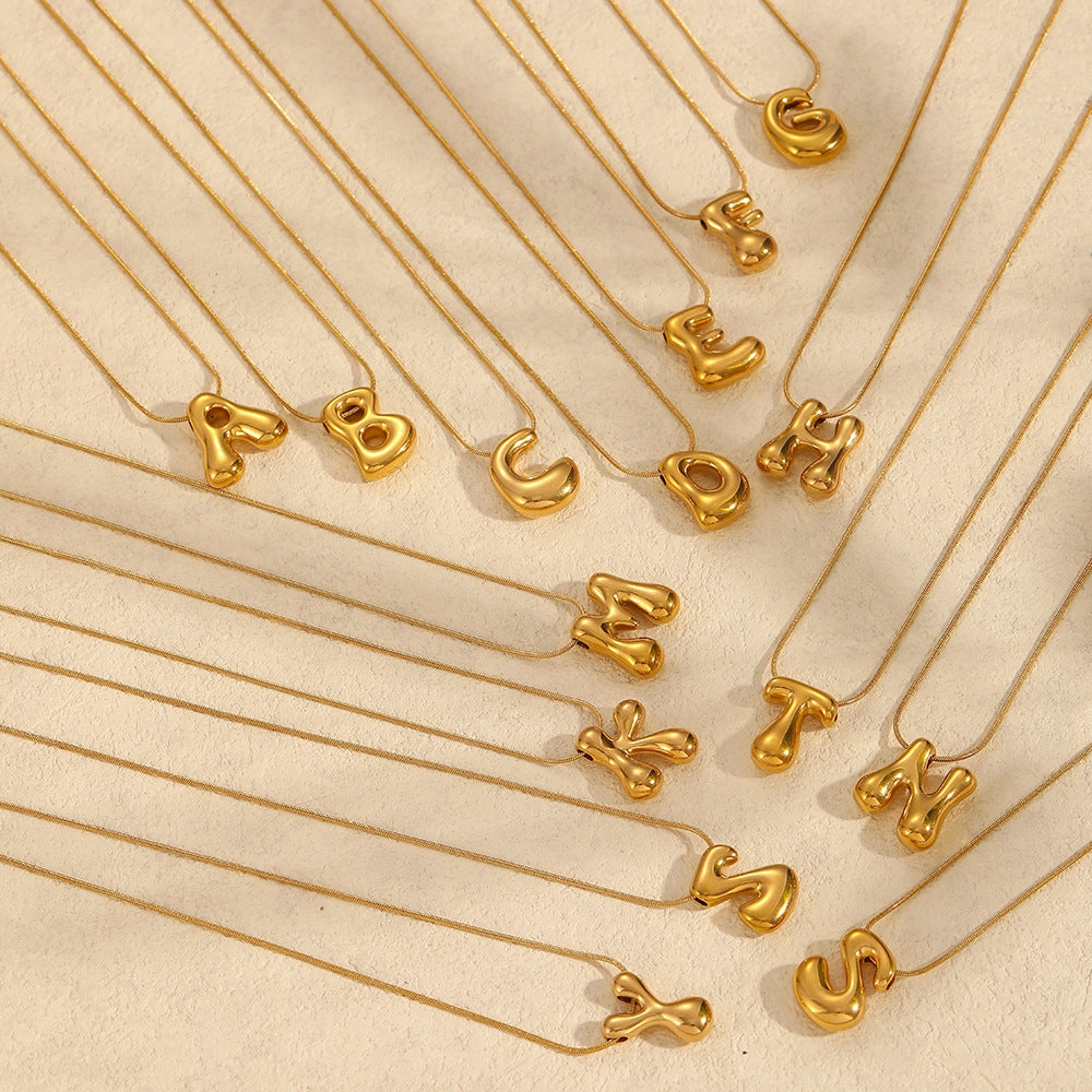 Letter Design Necklace