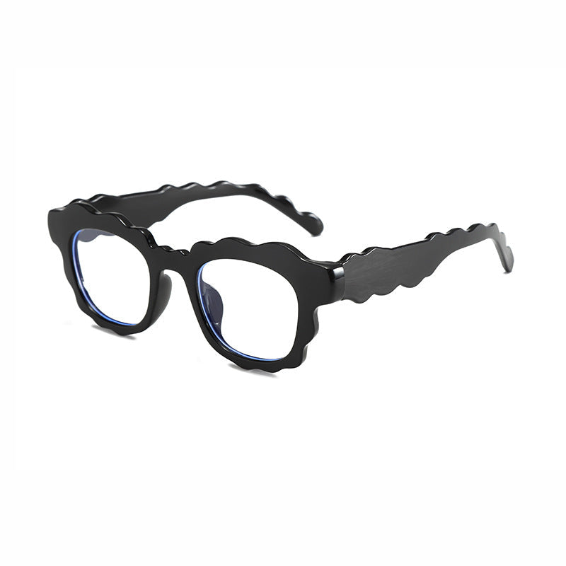 Dopamine-style Wave-shaped Sunglasses