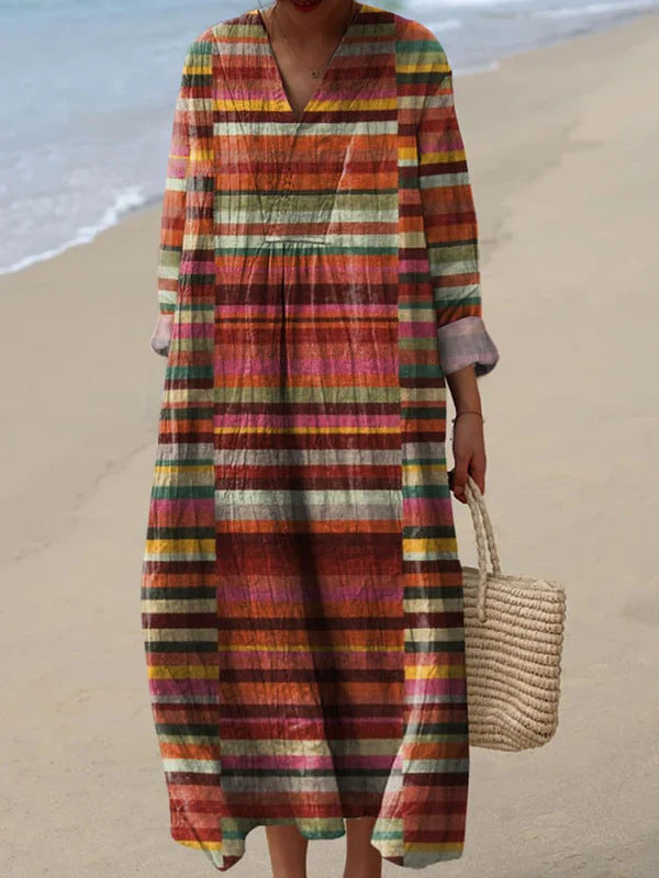 Elegant Chic Loose Mid-length Dress