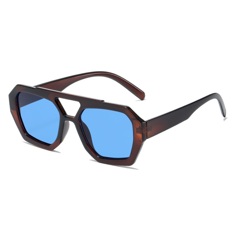Square Double Beam Sunglasses