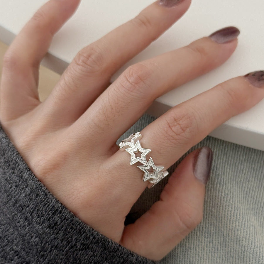 S925 Sterling Silver Women Rings, Minimalist Non-Tarnish Vintage Jewelry