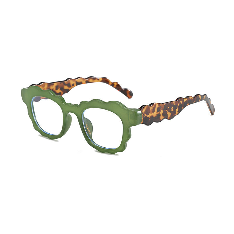 Dopamine-style Wave-shaped Sunglasses