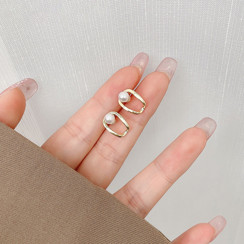 Silver Pin Earrings