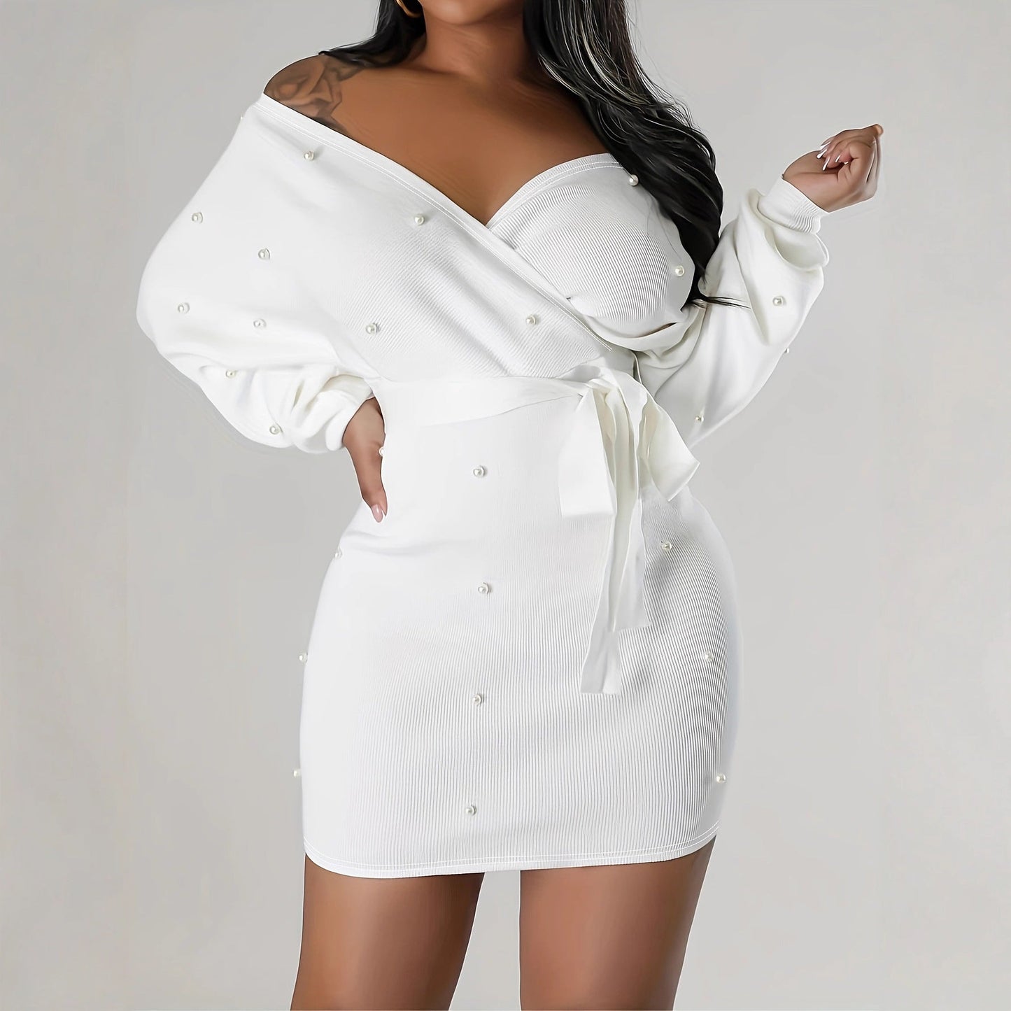 Beaded Bodycon Dress