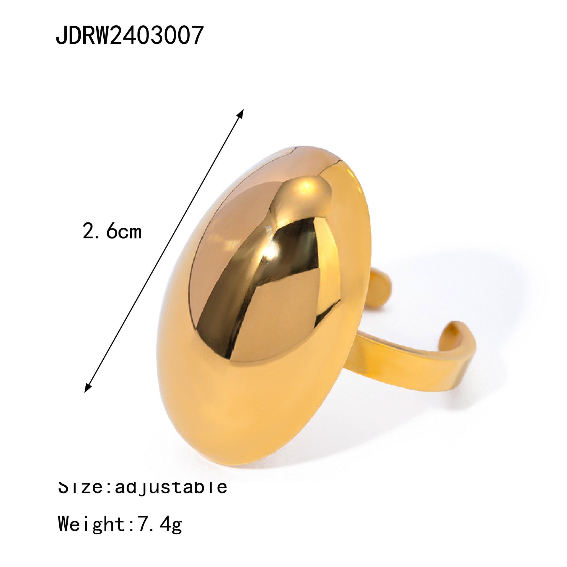 Five Petal Flower Bow Ring