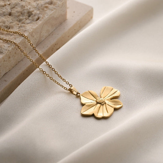 Leaf And Flower Pendant