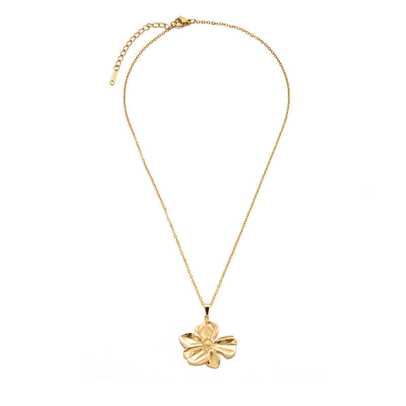Leaf And Flower Pendant