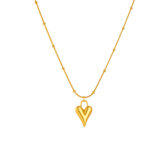 Beaded Heart Necklace
