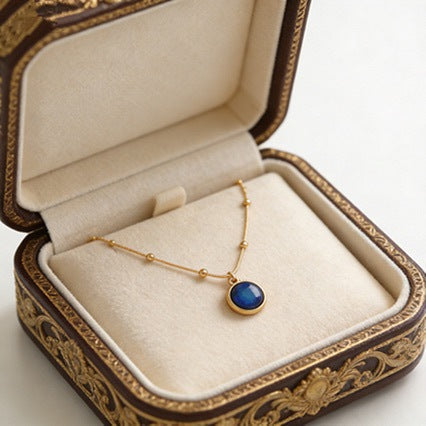 Clavicle Chain With A Fade-resistant Necklace