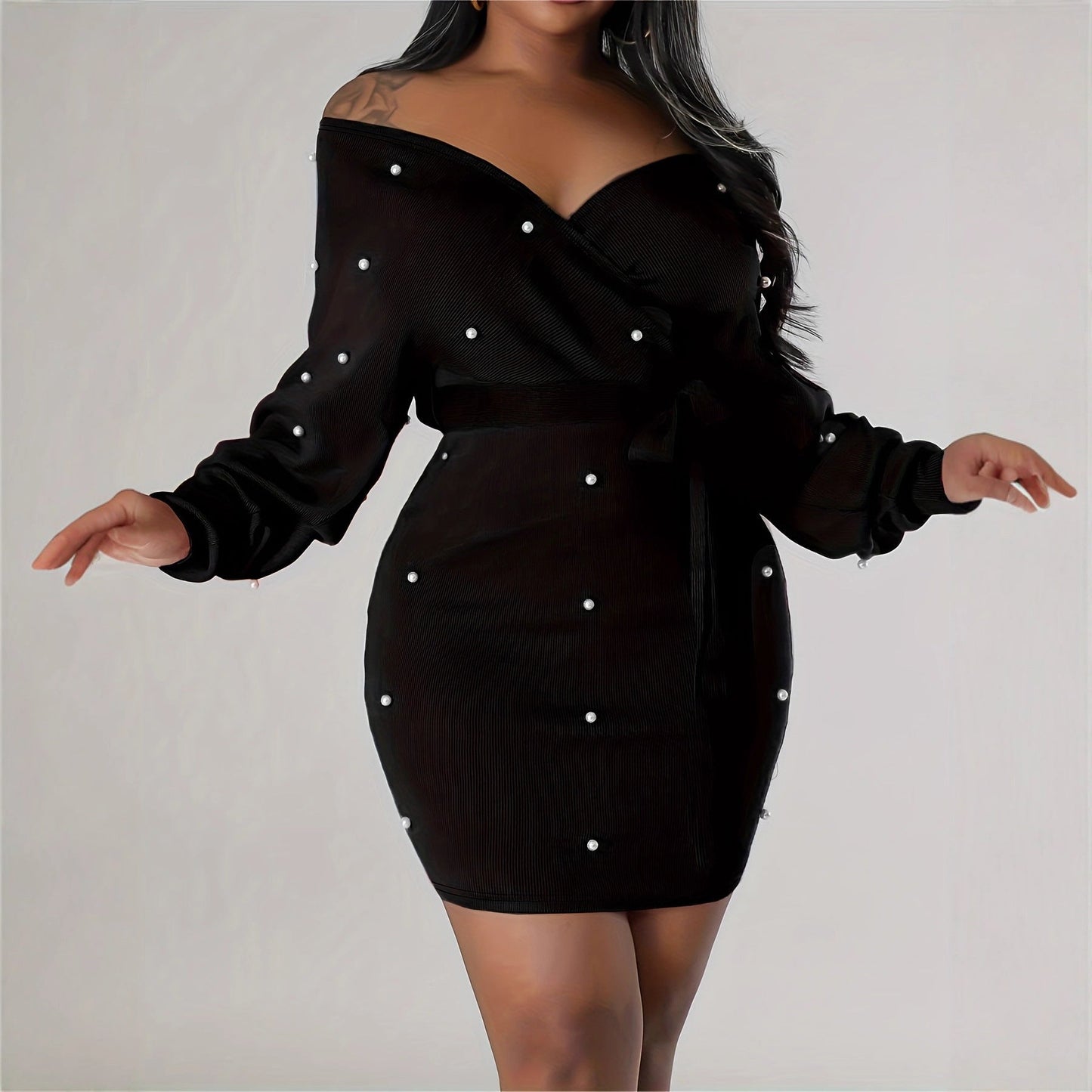Beaded Bodycon Dress